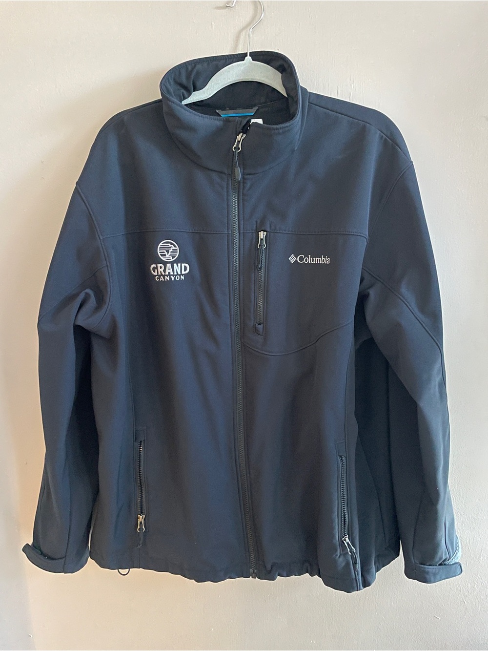 Columbia Black Grand Canyon Softshell Jacket